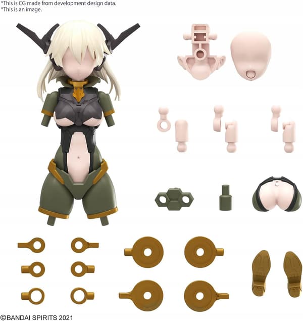 30MS – Option Parts Set 13 (Tactical Costume Colour B) – Model Kit