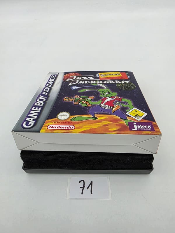 GAME BOY ADVANCE JAZZ JACKRABBIT ORIGINAL CARTON BOX