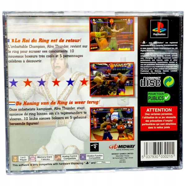 READY 2 RUMBLE BOXING 2 ROUND PlayStation PSX PS1 PAL #1