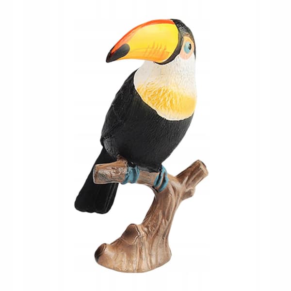 Simulation: Craft Bird Collection – PVC Artificial Birds Perched on a Branch