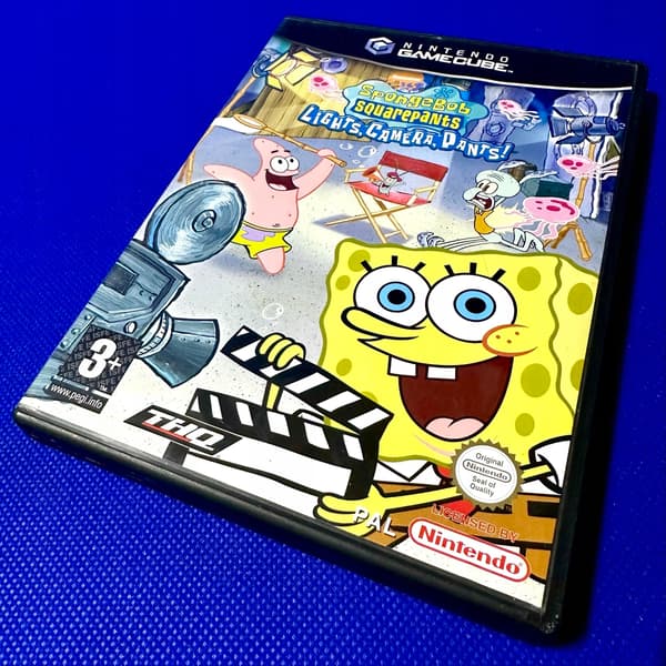 SpongeBob SquarePants: Lights, Camera, PANTS! | NINTENDO GAMECUBE | 3xA