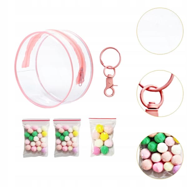 PVC Doll Display Case – Organiser for Collectables – Mini Pink Display Case