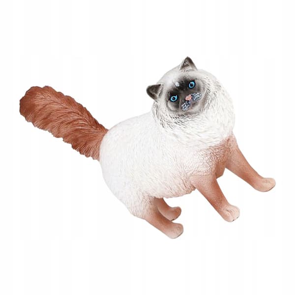 AESTHETIC PLASTIC CAT FIGURINE – TABLE DECORATION