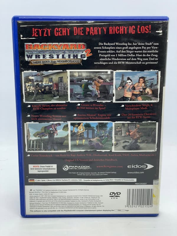 Backyard Wrestling 2 for PS2