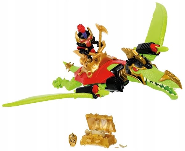 TREASURE X DINO GOLD T-REX DINOSAUR + PTERODACTYL