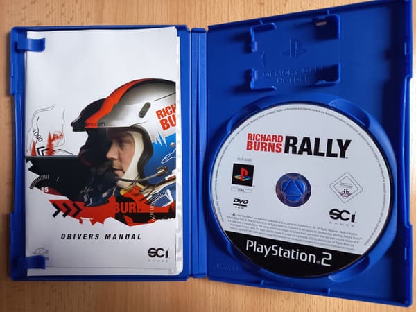 Richard Burns Rally for PlayStation 2 (PS2) – English version, complete set