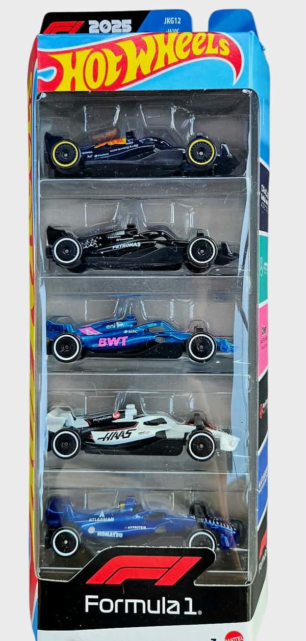 HOT WHEELS Motor Show 5-Pack featuring FORMULA 1