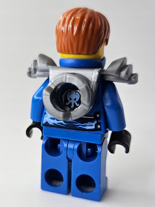 LEGO NINJAGO minifigure njo0103 njo103 Jay (Techno Robe) DEFECT /