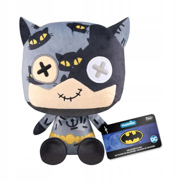DC Patchwork Plush Catwoman Figure, 18 cm