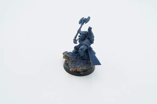 Warhammer 40k Space Wolves Wolf Lord Krom Dragongaze plastic figurine