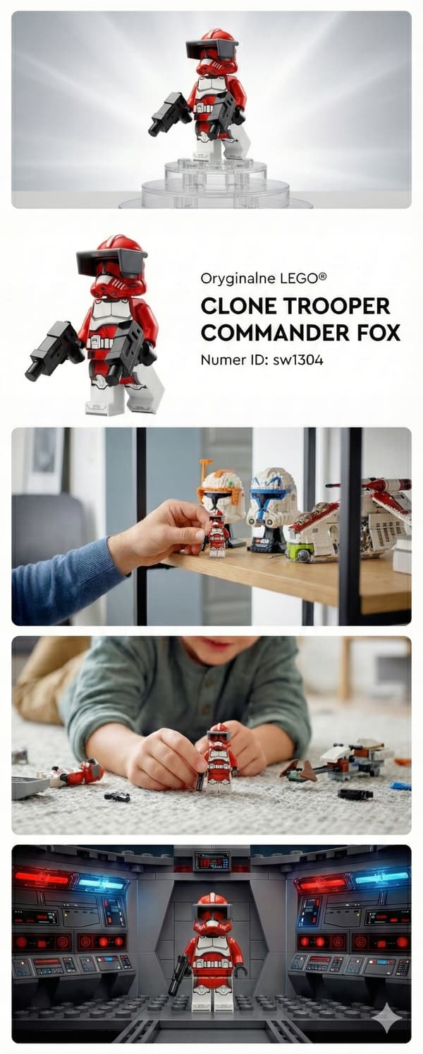 LEGO Star Wars Minifigure: Clone Trooper Commander Fox sw1304