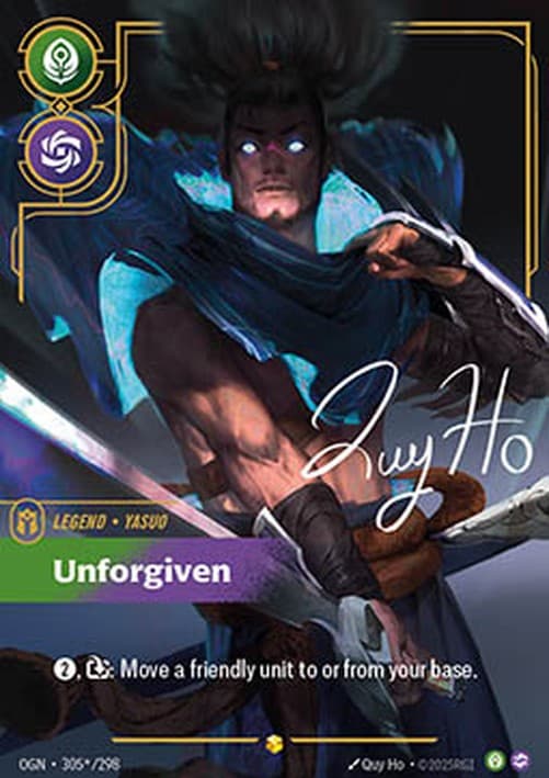 Riftbound OGN Yasuo, Unforgiven