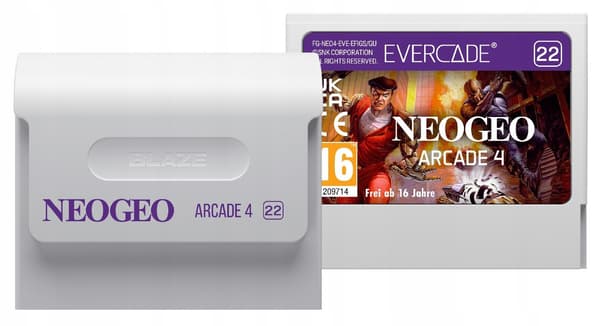 EVERCADE Neogeo Arcade 4 Game Pack
