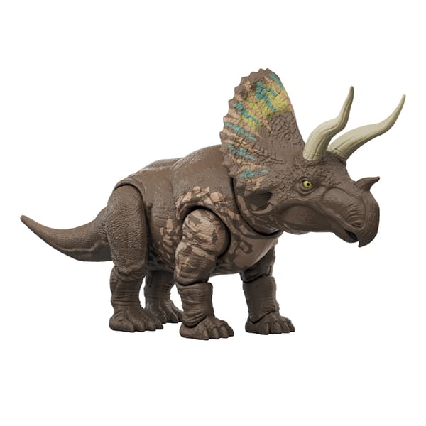 Mattel Jurassic World Gigantic Thrashers Eotriceratops figurine