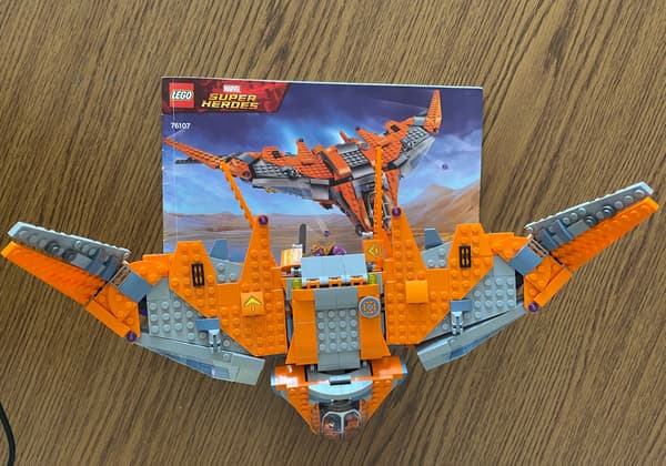 LEGO Super Heroes 76107 Thanos: The Final Battle – SHIP ONLY! + INSTRUCTIONS