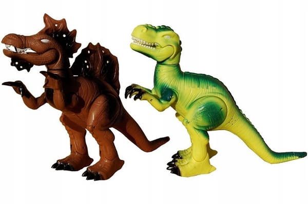 THE BIG DINOSAUR WALKS, ROARS AND GLOWS: dinosaurs