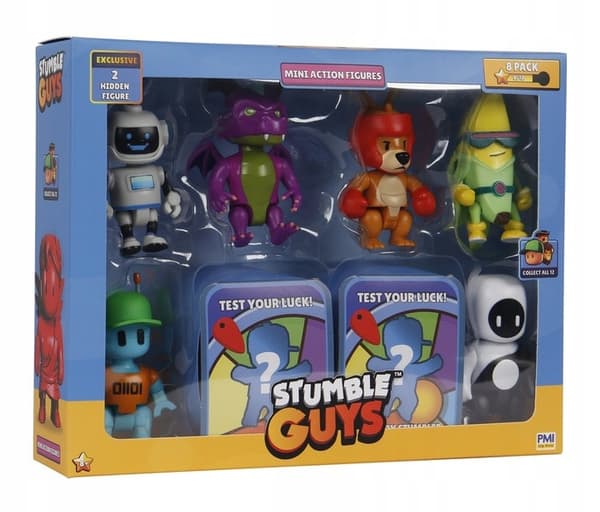 Stumble Guys S2 Mini Action Figures 8-pack Deluxe Box Ver.B 513730