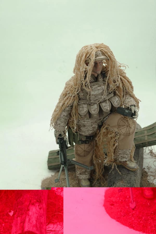 War Game Action Figure: DESERT Soldier – Collectable