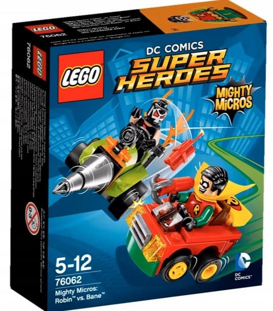 LEGO DC Super Heroes 76062 – Robin vs Bane Mighty Micros Bricks – NEW
