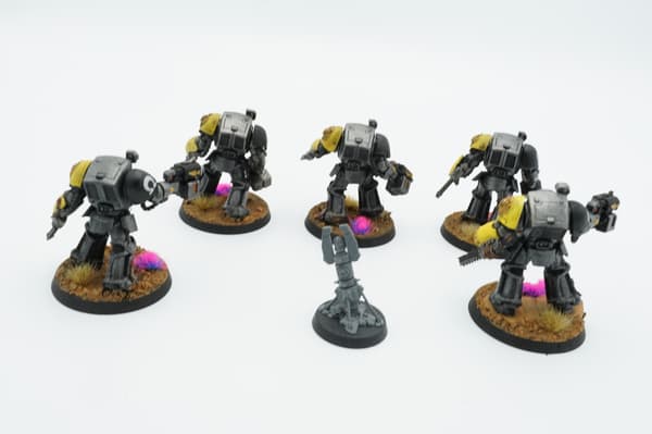 Warhammer 40k Space Marines Terminator Squad – set of 5 plastic miniatures