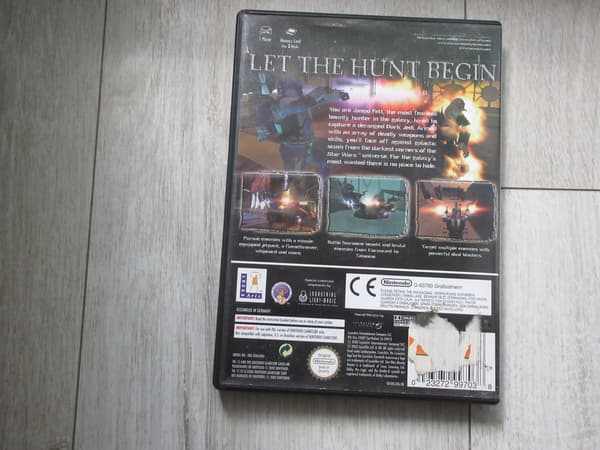 STAR WARS: BOUNTY HUNTER GAME FOR THE NINTENDO GAMECUBE (BDB)