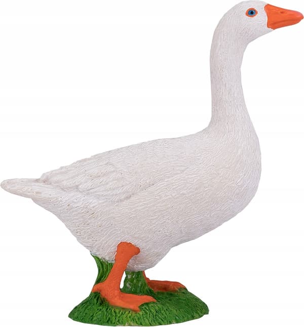 ANIMAL PLANET WHITE GOOSE FIGURINE