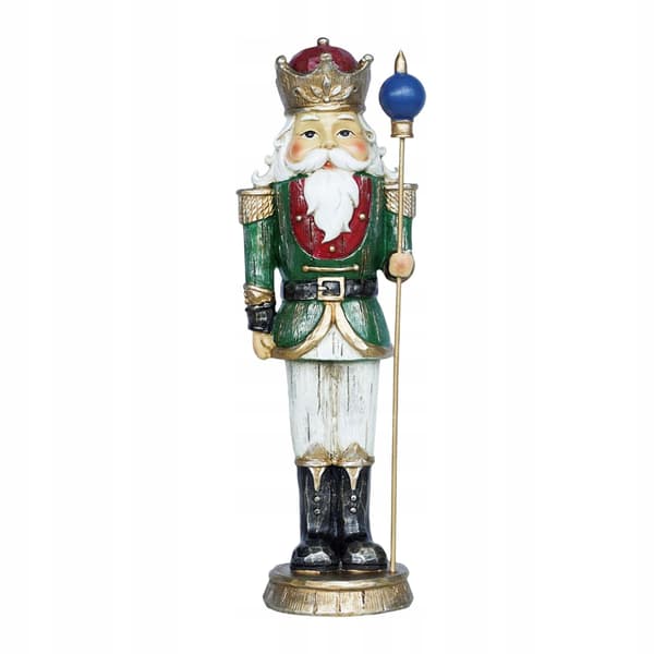 10-inch Christmas Nutcracker Soldier Birthday Present Desktop Display Green