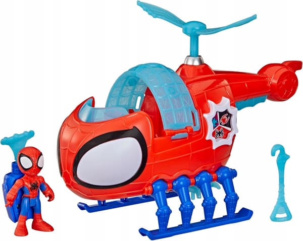 SPIDEY SPIDER-TEAM HELICOPTER FIGURINE 7.6 CM MARVEL