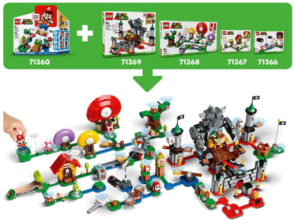 LEGO Super Mario 71368 Toad’s Treasure Hunt – Expansion Set