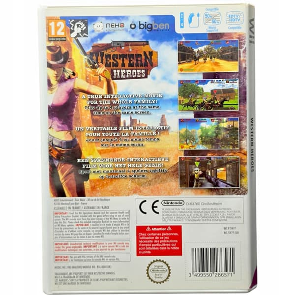 WESTERN HEROES Nintendo Wii