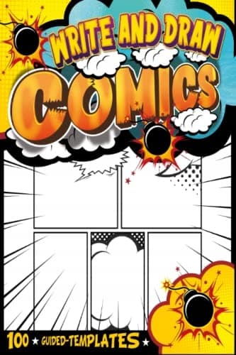 Comic Drawing Book: Create Your Own Comic Books | Small Comic Journals F