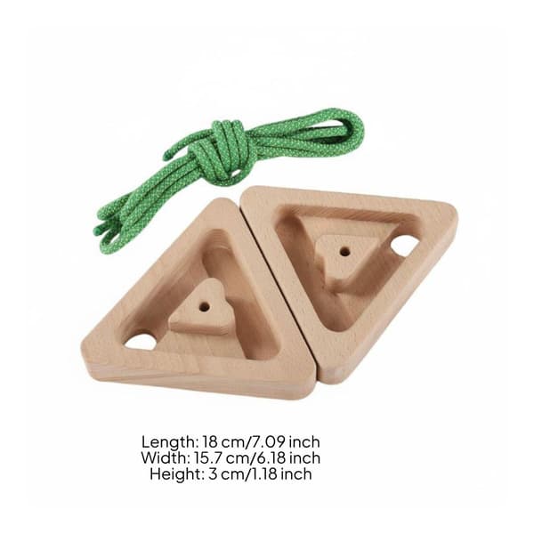 Solid wood finger strength trainer – Multifunctional wooden