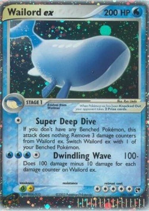 Pokemon Wailord ex