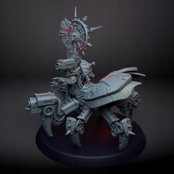Fallen Mech |RatMan Forge| – Proxy model for board games/D&D/GURPS
