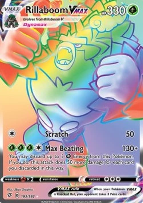 Pokemon Rillaboom VMAX