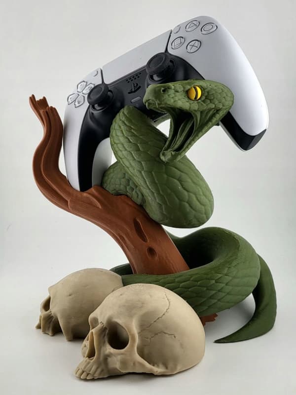 PS5 Controller Stand – Premium 3D Snake