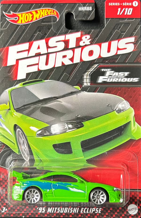 Hot Wheels '95 Mitsubishi Eclipse Fast & Furious