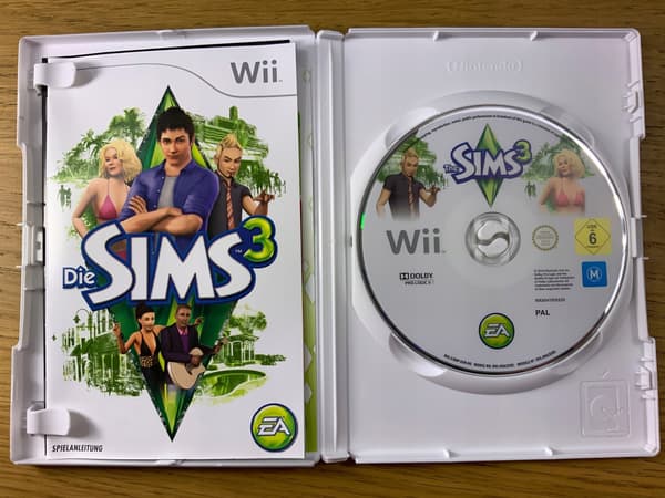THE SIMS 3 disc – very good+ condition, complete set for NINTENDO WII