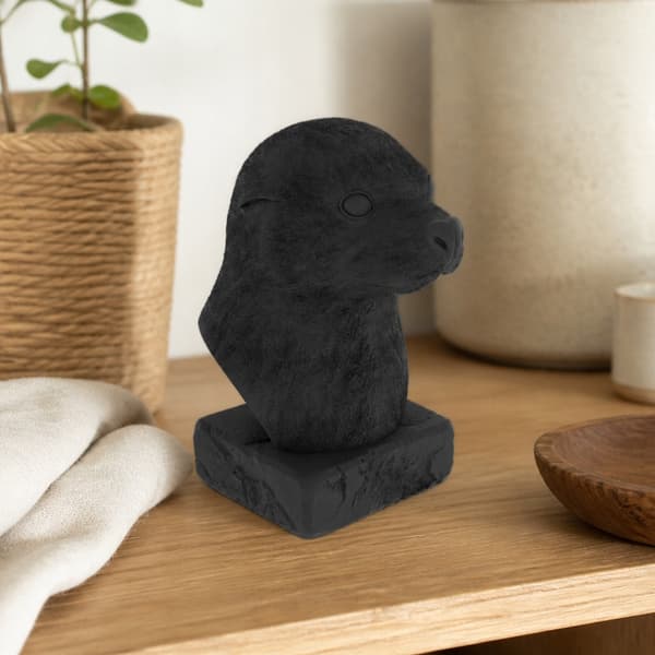 DECORATIVE SEAL BUST FIGURINE ON A BASE – MANY COLOURS AVAILABLE