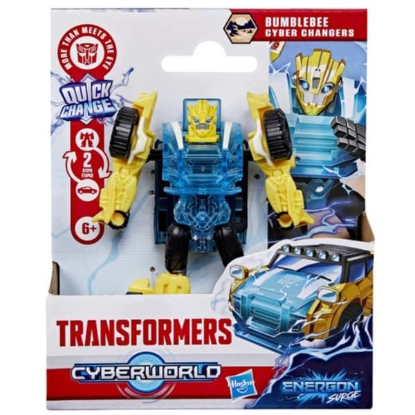 Transformers Cyberworld Cyber Changers: Bumblebee transformable robot figure...