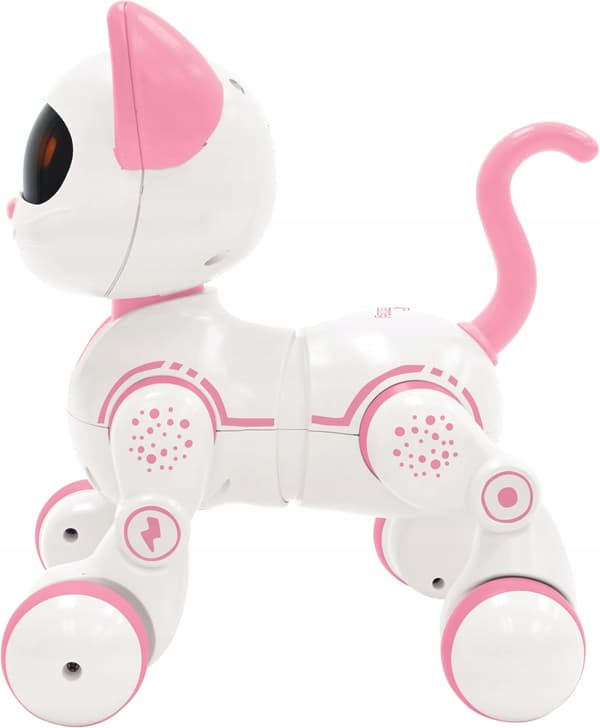 Lexibook Power Kitty Jr programmable STEM robot – pink and white