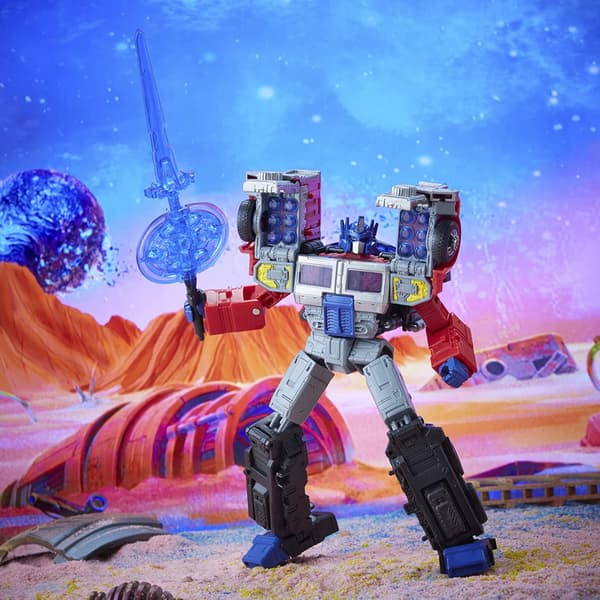 Transformers Legacy Laser Optimus Prime figurine