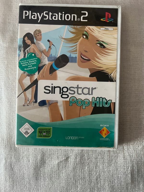 SINGSTAR POP HITS PS2