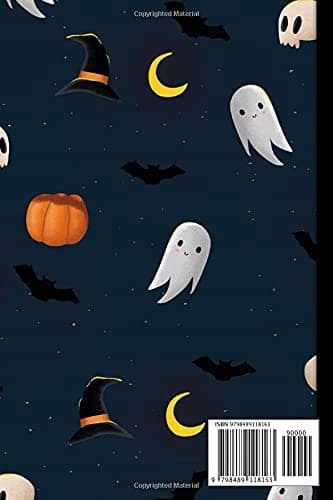 Notebook: Halloween Print Composition Notebook – College-ruled, 100 pages –