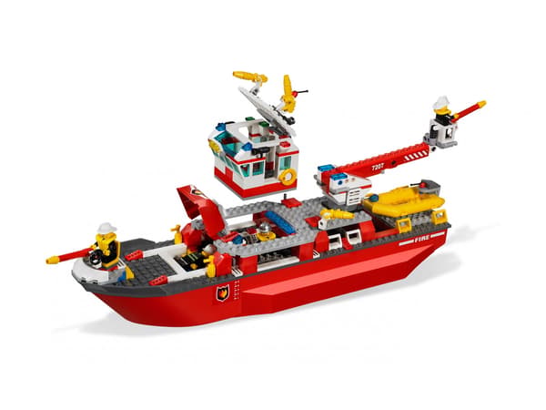 LEGO City 7207 Fire Brigade Boat