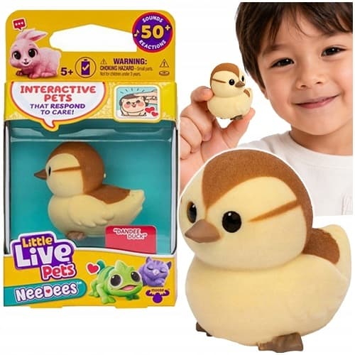 LITTLE LIVE PETS NEEDEES INTERACTIVE FIGURINE: DANDEE DUCK