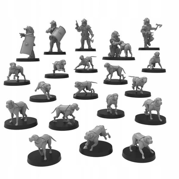 Roman Warhounds x5 ThatEvilOne 28 mm