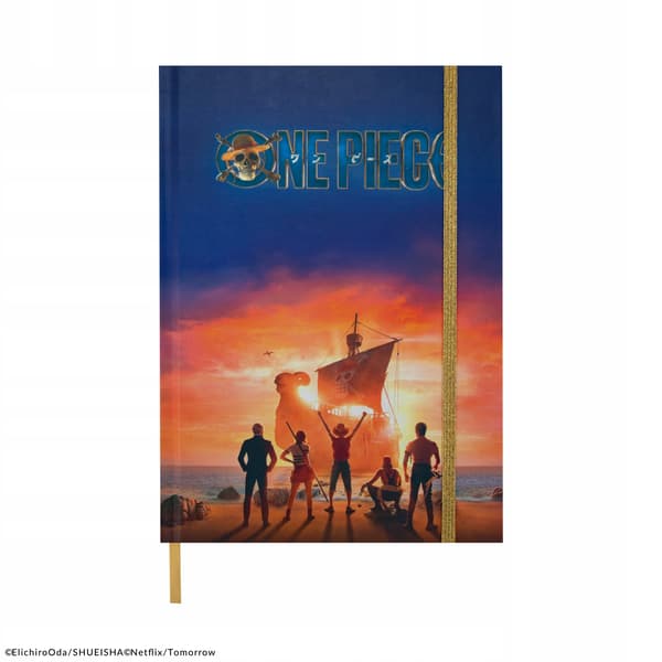 Sunset Boat Hardback Notebook, One Piece