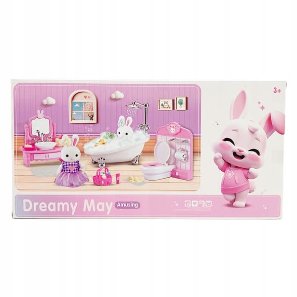 Dreamy Doll Rabbit – Spacious Bathroom Figurine with Accessories