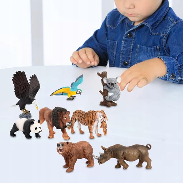 Animal model Figurine Play set Develops cognitive skills Desk decoration